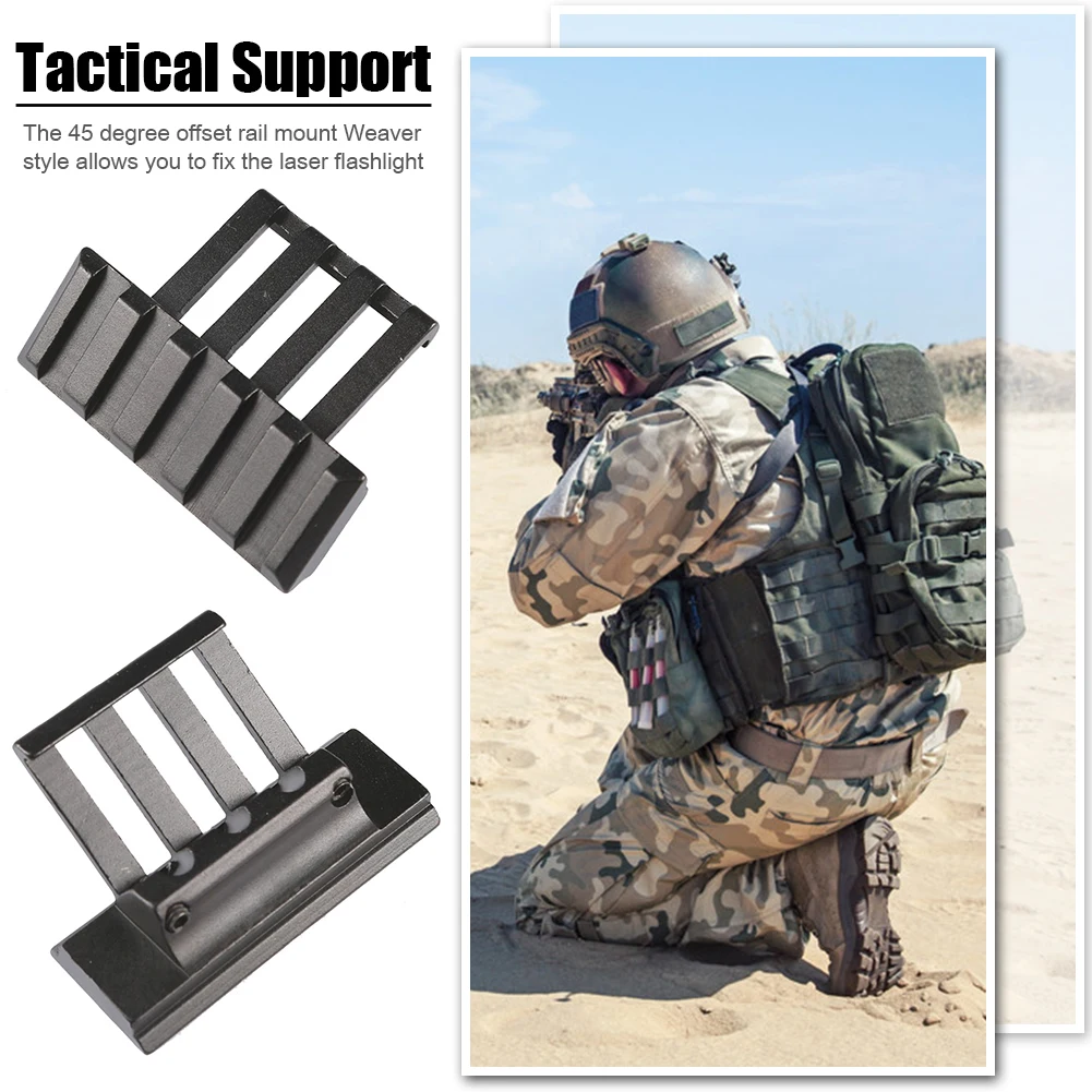 45 Degree Scope Mount Quick Release Rail Bracket Rail Covers Handguard Picatinny Weaver Base Adapter Protector Hunting Accessory
45 Degree Scope Mount Quick Release Rail Bracket Rail Covers Handguard Picatinny Weaver Base Adapter Protector Hunting Accessory