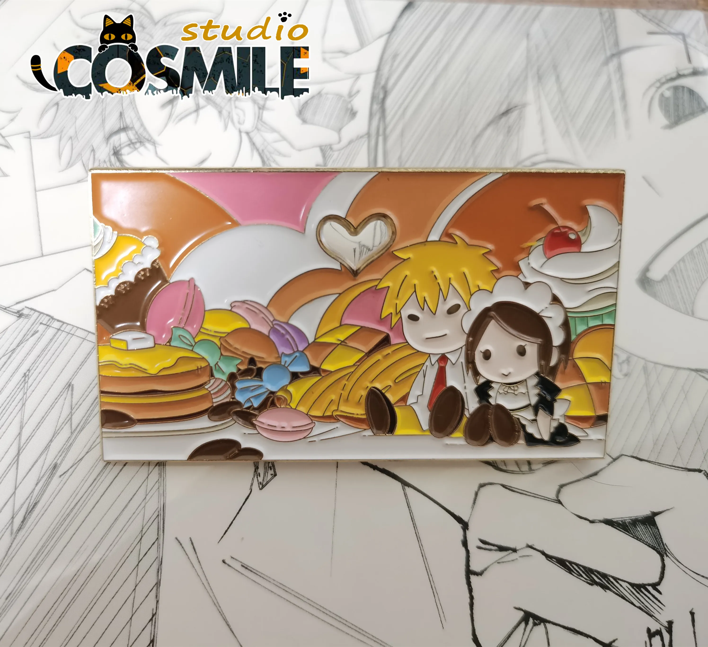 Kaichou wa Maid-sama! Class President is a Maid! Maid Sama Ayuzawa Misaki Misa Usui Takumi Metal Pin Brooch Badge Limited Sa
Kaichou wa Maid-sama! Class President is a Maid! Maid Sama Ayuzawa Misaki Misa Usui Takumi Metal Pin Brooch Badge Limited Sa