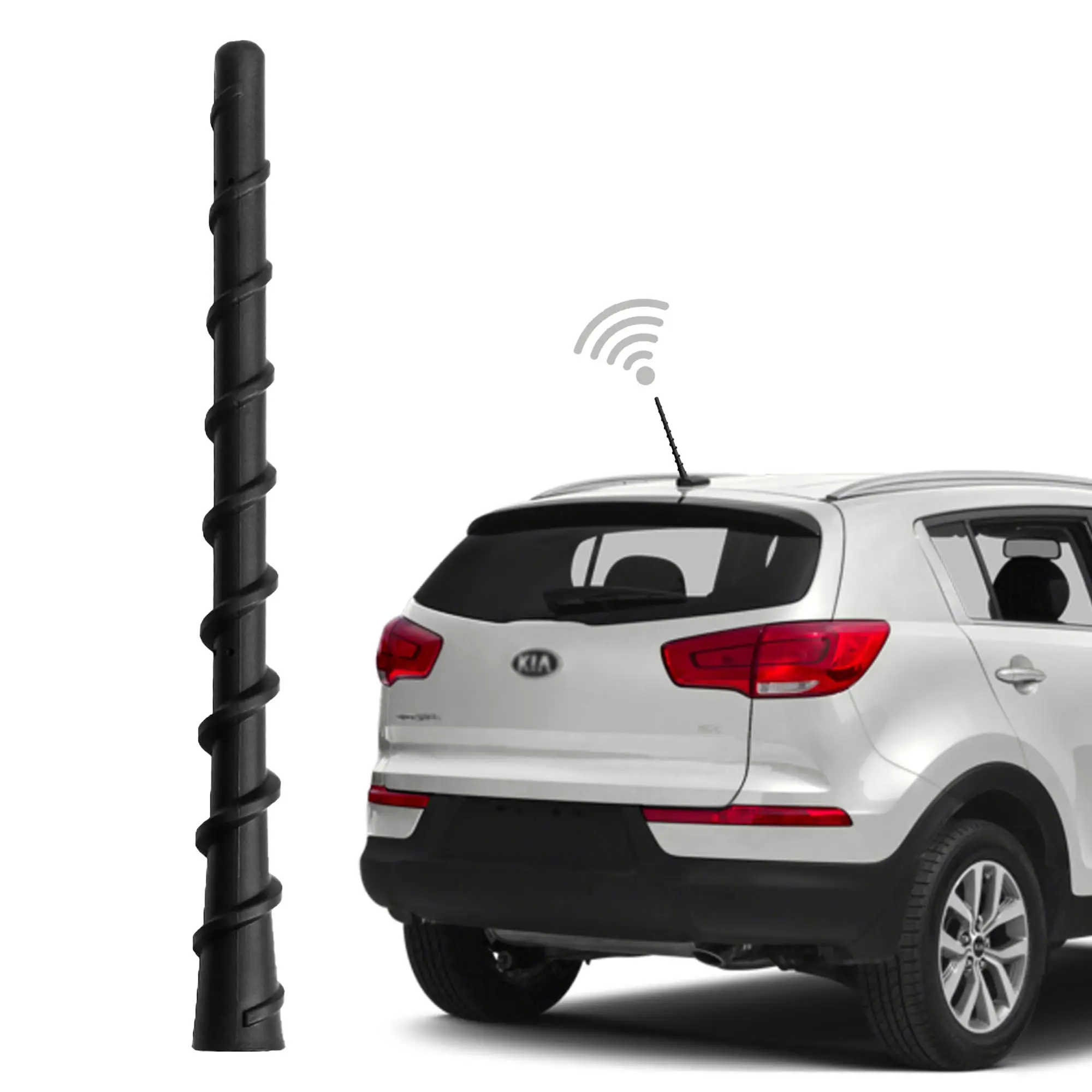 7 Inch Flexible Spiral Rubber Antenna for Kia Soul Sorento Sportage Forte Rio Forte Koup Sedona Borrego Rio5 KX Cross Rondo
7 Inch Flexible Spiral Rubber Antenna for Kia Soul Sorento Sportage Forte Rio Forte Koup Sedona Borrego Rio5 KX Cross Rondo