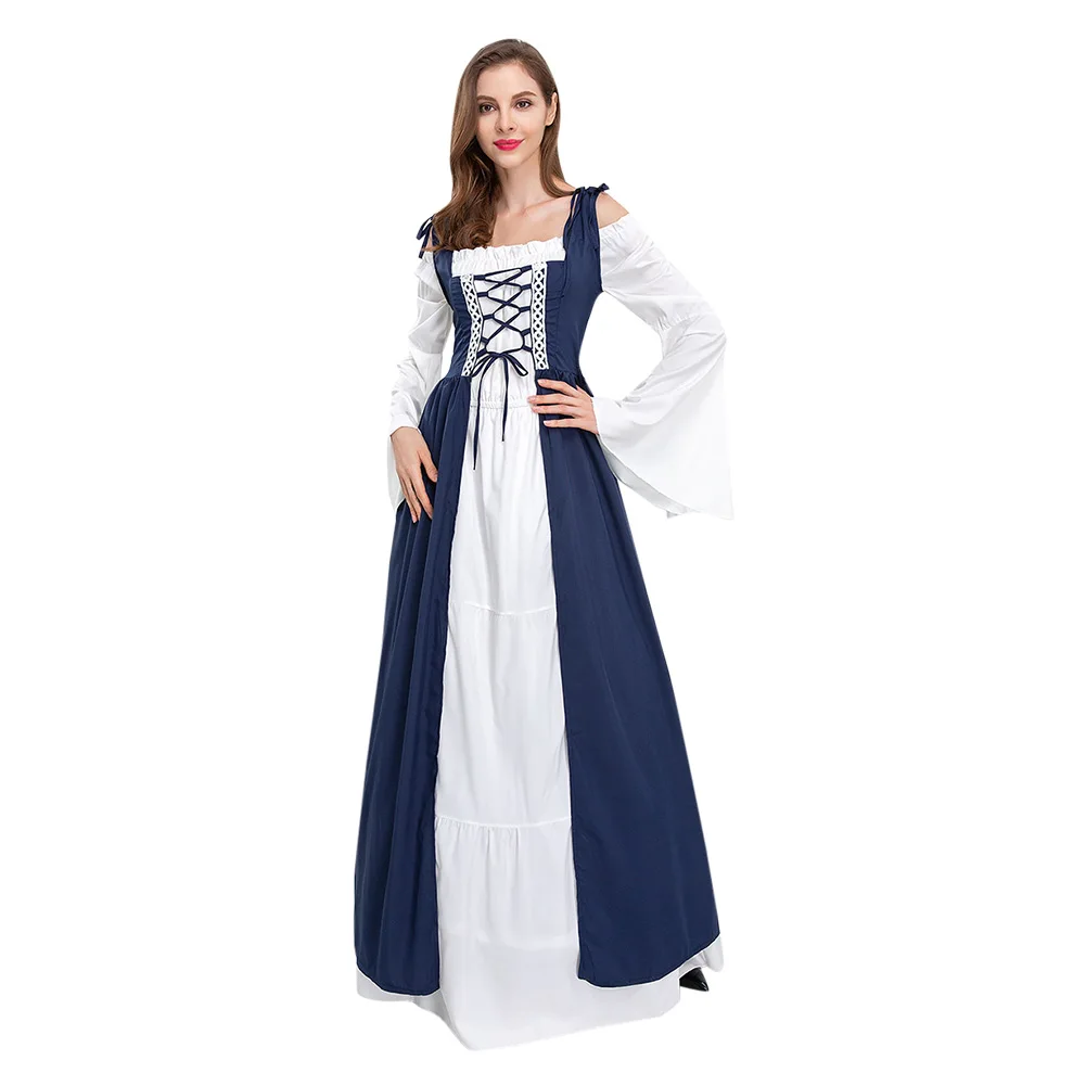 Medieval Dress Cosplay Costumes Women Palace Party Female Victorian Halloween Carnival Suit
Medieval Dress Cosplay Costumes Women Palace Party Female Victorian Halloween Carnival Suit