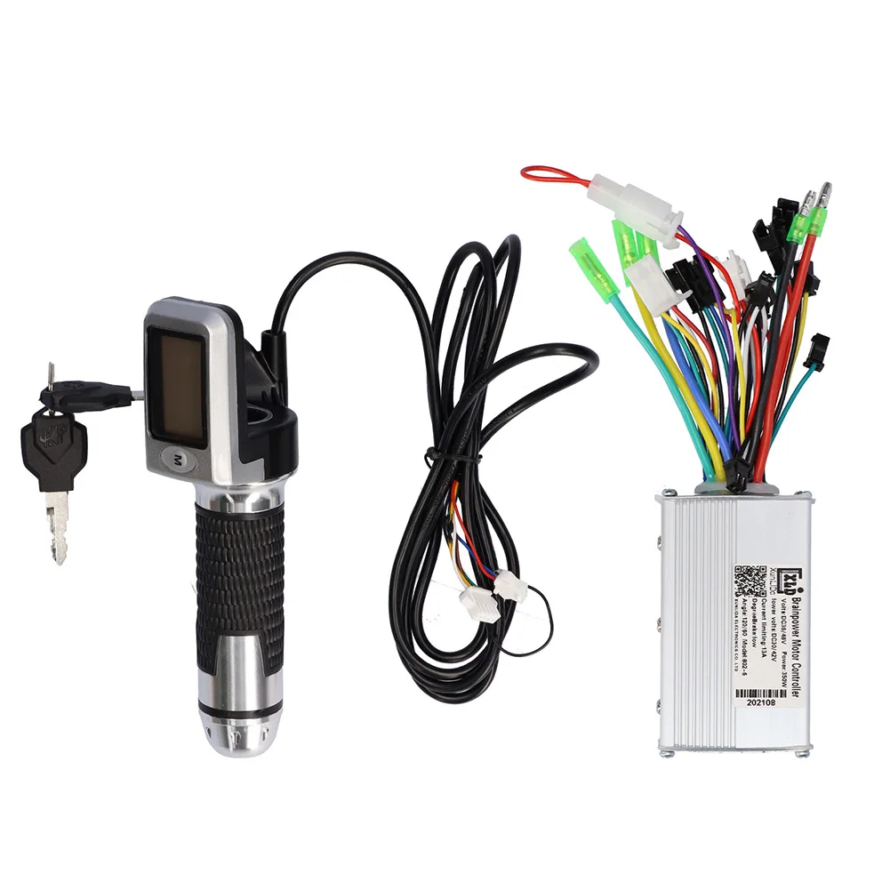 36V/48V 350W Brushless Controller Kit with Throttle Grip Keys for Electric Bicycle E-Bike Electric Scooter Accessories
36V/48V 350W Brushless Controller Kit with Throttle Grip Keys for Electric Bicycle E-Bike Electric Scooter Accessories
