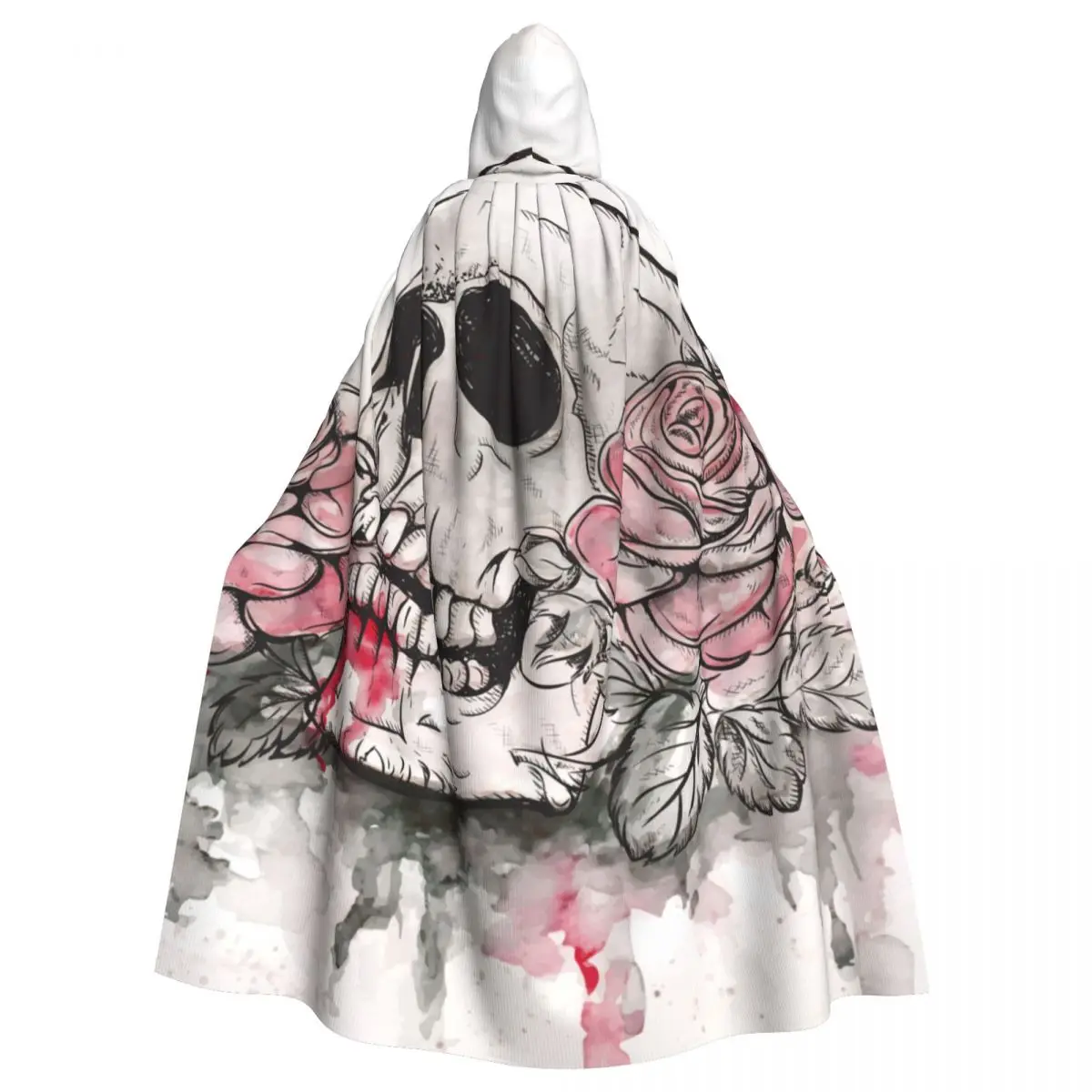 Hooded Cloak Polyester Unisex Witch Cape Costume Accessory Skull And Flowers Day Of The Dead Elf Purim
Hooded Cloak Polyester Unisex Witch Cape Costume Accessory Skull And Flowers Day Of The Dead Elf Purim