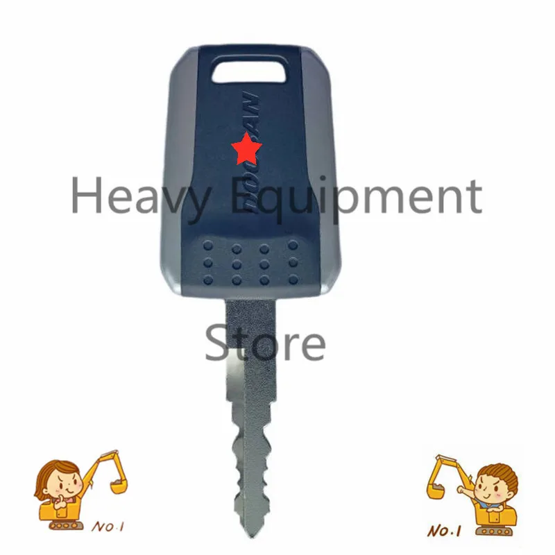 1X Ключ для Bobcat Daewoo Doosan Terex ключи зажигания экскаватора F900 K1009605B | Автомобили и