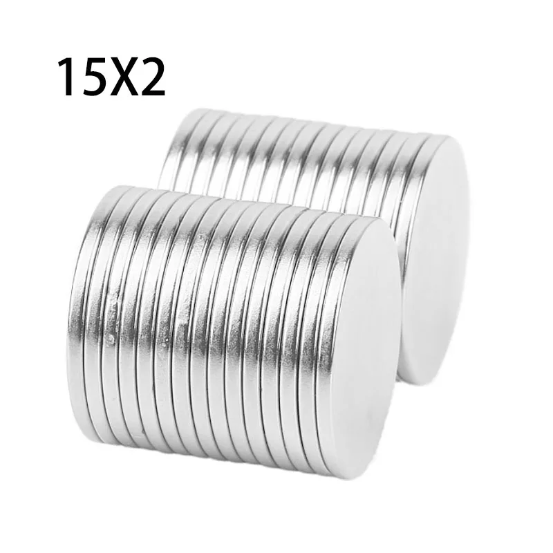10/30/60 Pcs 15x2 Round NdFeB Super Strong Neodymium Magnet N35 Super Powerful Small imanes Permanent Magnetic Disc imanes
10/30/60 Pcs 15x2 Round NdFeB Super Strong Neodymium Magnet N35 Super Powerful Small imanes Permanent Magnetic Disc imanes