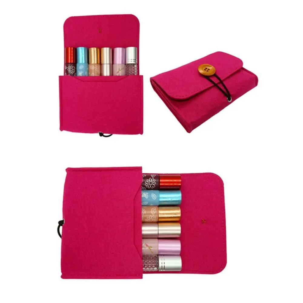 Vintage Portable Multicolor Small Lipstick Storage Bag Felt Soft Durable Essential Oil Case Aromatherapy Holder for 10ML Bottles
Vintage Portable Multicolor Small Lipstick Storage Bag Felt Soft Durable Essential Oil Case Aromatherapy Holder for 10ML Bottles