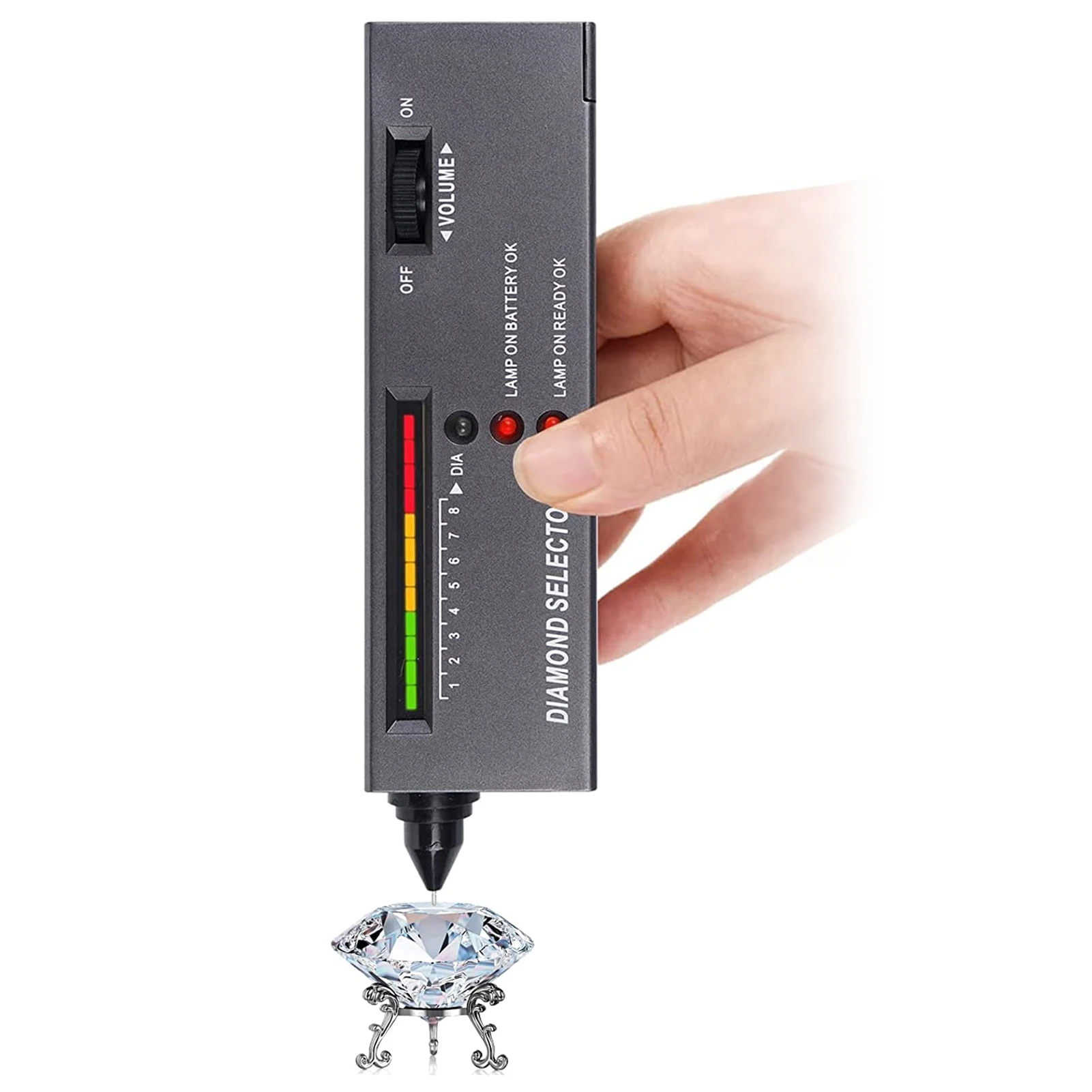 Diamond Checker High Accuracy Jewelry Diamond Tester Professional Diamonds Sapphires Emeralds Agate Detector Tool For Novice And
Diamond Checker High Accuracy Jewelry Diamond Tester Professional Diamonds Sapphires Emeralds Agate Detector Tool For Novice And