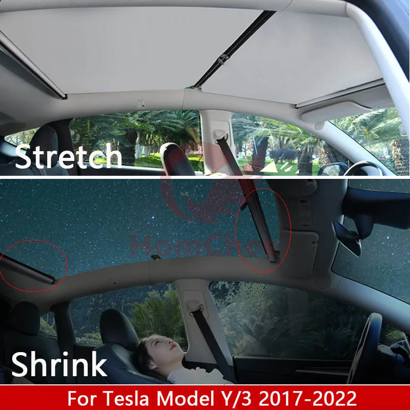 HomChee Retractable Window Sun Shade for Tesla Model Y Sun Visor Protector Blocks Model 3 Retractable Parasol Sunshade
HomChee Retractable Window Sun Shade for Tesla Model Y Sun Visor Protector Blocks Model 3 Retractable Parasol Sunshade