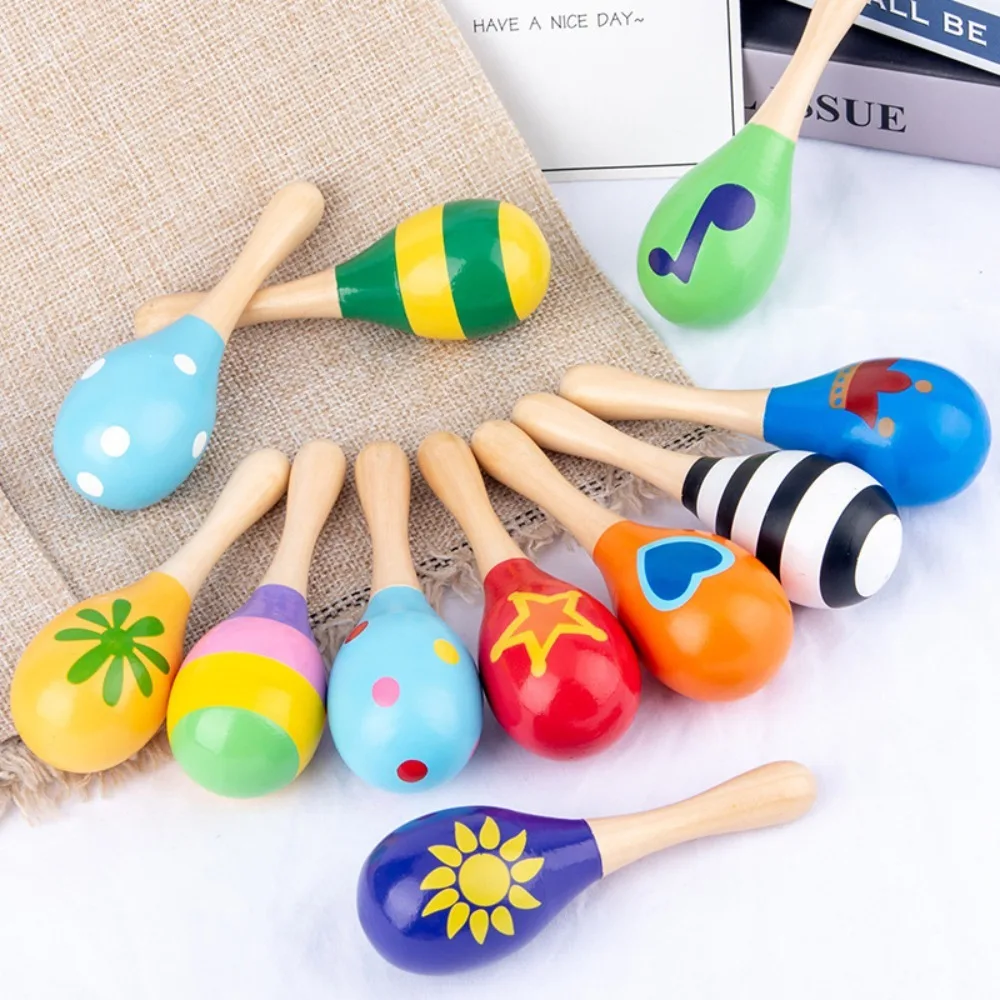 1 Pc Montessori Wooden Toys Baby Sand Hammer Early Education Music Development Instrument Puzzle Games for Children 1 2 3 Years
1 Pc Montessori Wooden Toys Baby Sand Hammer Early Education Music Development Instrument Puzzle Games for Children 1 2 3 Years