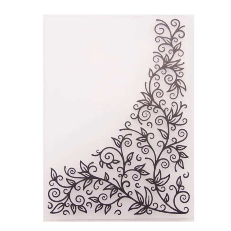 Flower Vine Embossing Folders Plastic Bump Template DIY Decora Scrapbook Indentation Cake Photo Album Card Make Stencil Reusable
Flower Vine Embossing Folders Plastic Bump Template DIY Decora Scrapbook Indentation Cake Photo Album Card Make Stencil Reusable