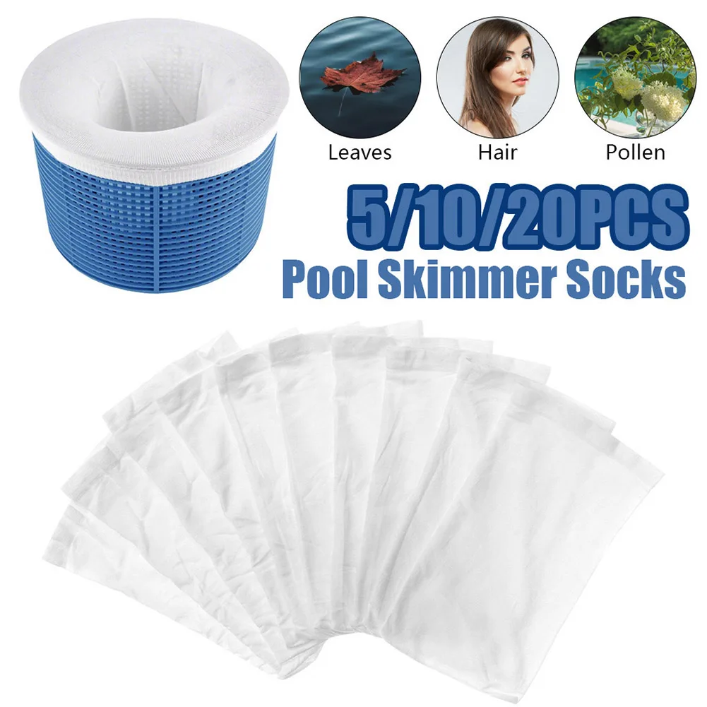 5/10/20Pack Pool Skimmer Socks Filter Replacement Savers For Basket Swimming Pool Pool Garbage Cover Filter Pool Sock Cover
5/10/20Pack Pool Skimmer Socks Filter Replacement Savers For Basket Swimming Pool Pool Garbage Cover Filter Pool Sock Cover