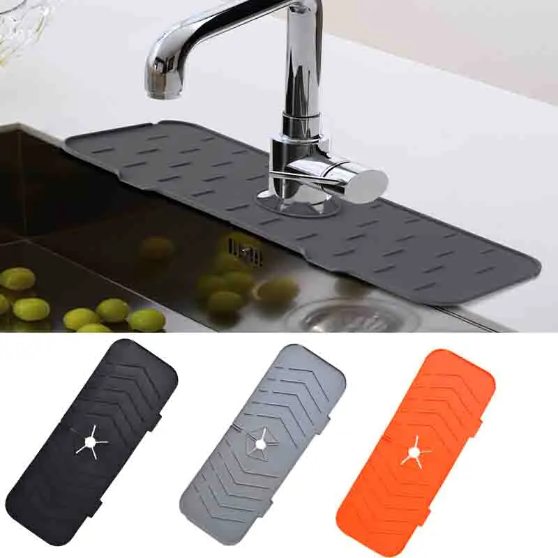 Sink Splash Guard Drain Pad Water Silicone Faucet Absorbent Catcher Mats Sink Countertop Protector For Bathroom Kitchen Gadget
Sink Splash Guard Drain Pad Water Silicone Faucet Absorbent Catcher Mats Sink Countertop Protector For Bathroom Kitchen Gadget