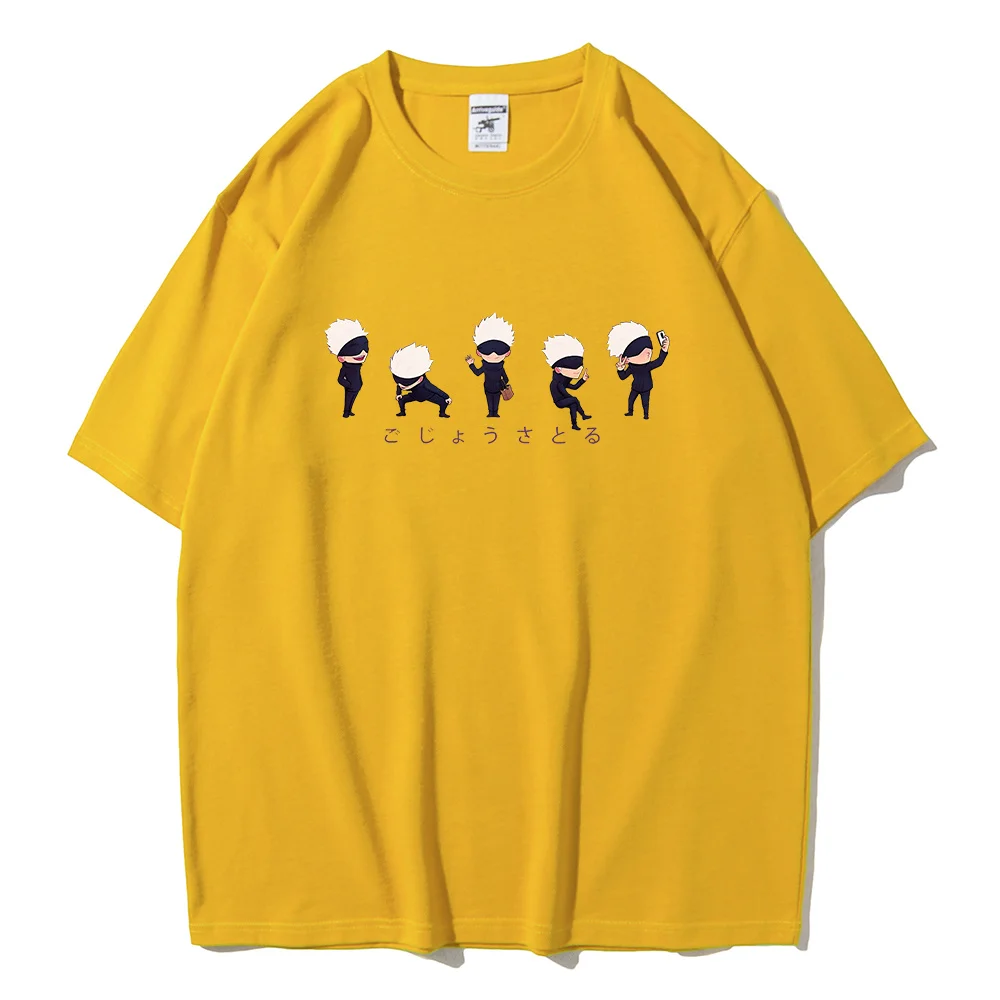 Japanese Anime Lil Gojo Printing men Tshirt Summer Street Clothing 100% Cotton Short Sleeve Tee Shirt Loose Oversized T Shirts
Japanese Anime Lil Gojo Printing men Tshirt Summer Street Clothing 100% Cotton Short Sleeve Tee Shirt Loose Oversized T Shirts