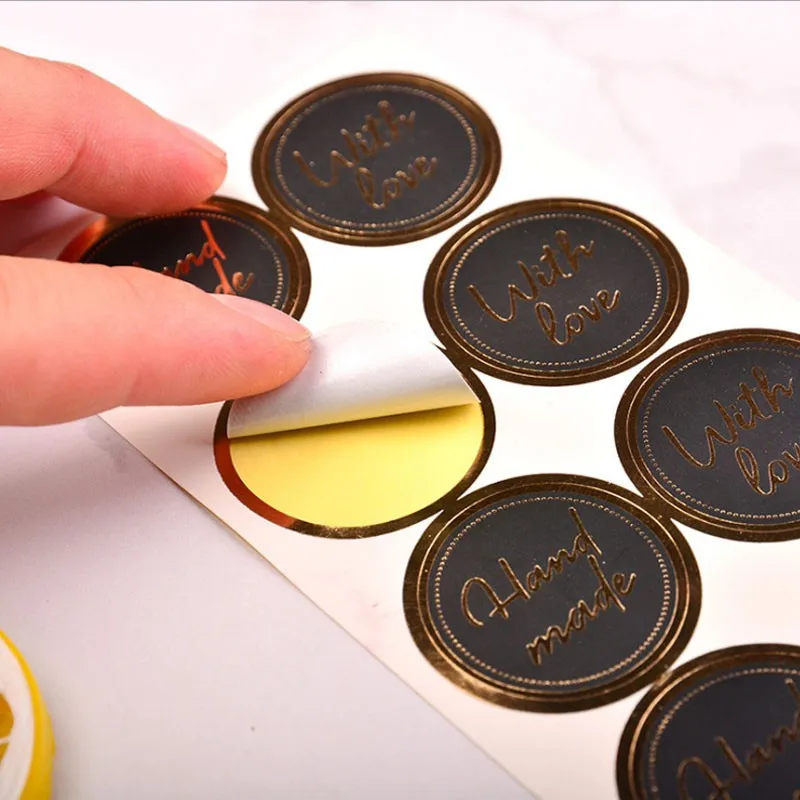 80pcs scrapbook DIY handmade Bronzing stationery wedding baking used for goods gift box paper bag packaging 3cm 
80pcs scrapbook DIY handmade Bronzing stationery wedding baking used for goods gift box paper bag packaging 3cm