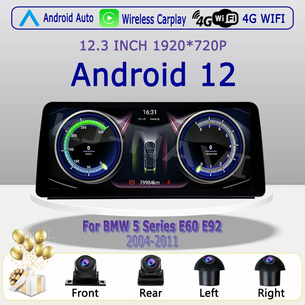 Автомобильный плеер, 12,3 дюйма, 1920*720P, Android 12, стерео для BMW 5 серии E60 CCC 2005-2008, мультимедийные Радиоприемники, GPS-навигация, Carplay
Автомобильный плеер, 12,3 дюйма, 1920*720P, Android 12, стерео для BMW 5 серии E60 CCC 2005-2008, мультимедийные Радиоприемники, GPS-навигация, Carplay