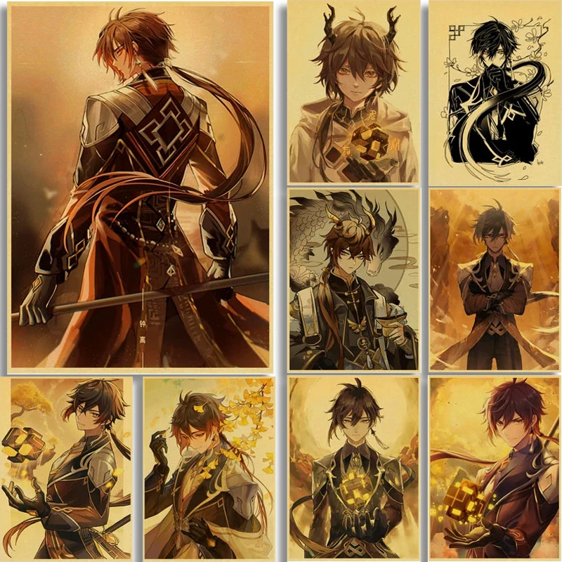Genshin Impact Anime Canvas Painting Poster Neutral Little Walnut Character Poster Wall Art Painting Cartoon Wall Sticker
Genshin Impact Anime Canvas Painting Poster Neutral Little Walnut Character Poster Wall Art Painting Cartoon Wall Sticker