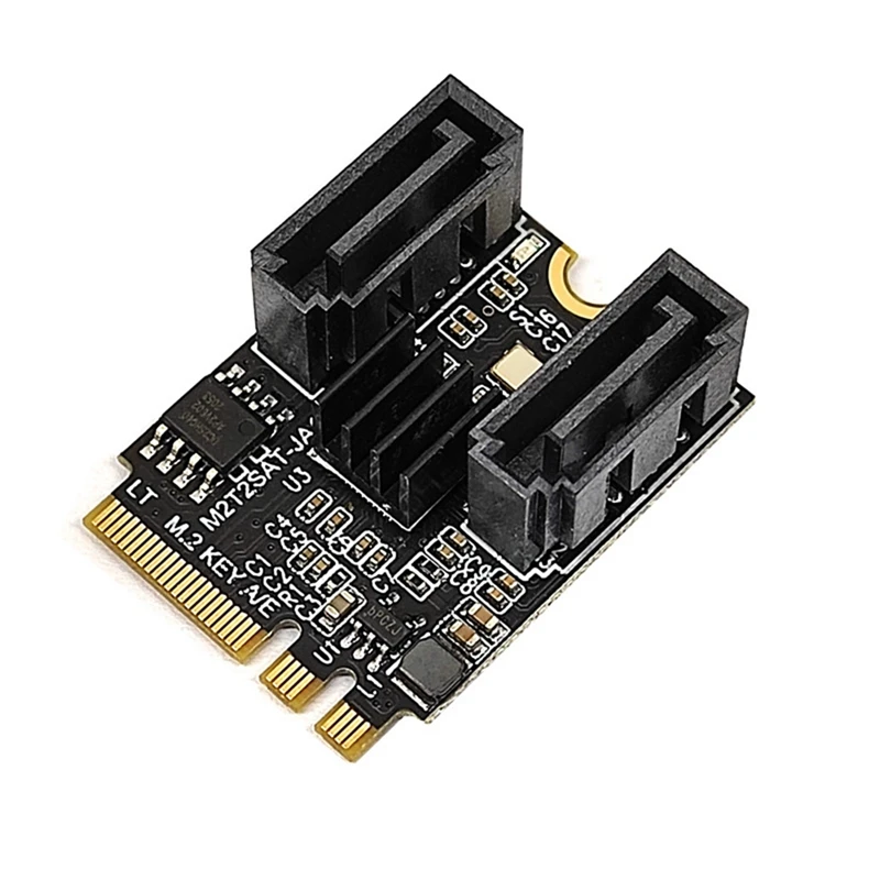 Адаптер M2 на SATA3.0 M.2 NGFF KEY A + E PCI Express на SATA3.0, два порта, 6 Гбит/с, карта расширения жесткого диска JMB582 без привода
Адаптер M2 на SATA3.0 M.2 NGFF KEY A + E PCI Express на SATA3.0, два порта, 6 Гбит/с, карта расширения жесткого диска JMB582 без привода
