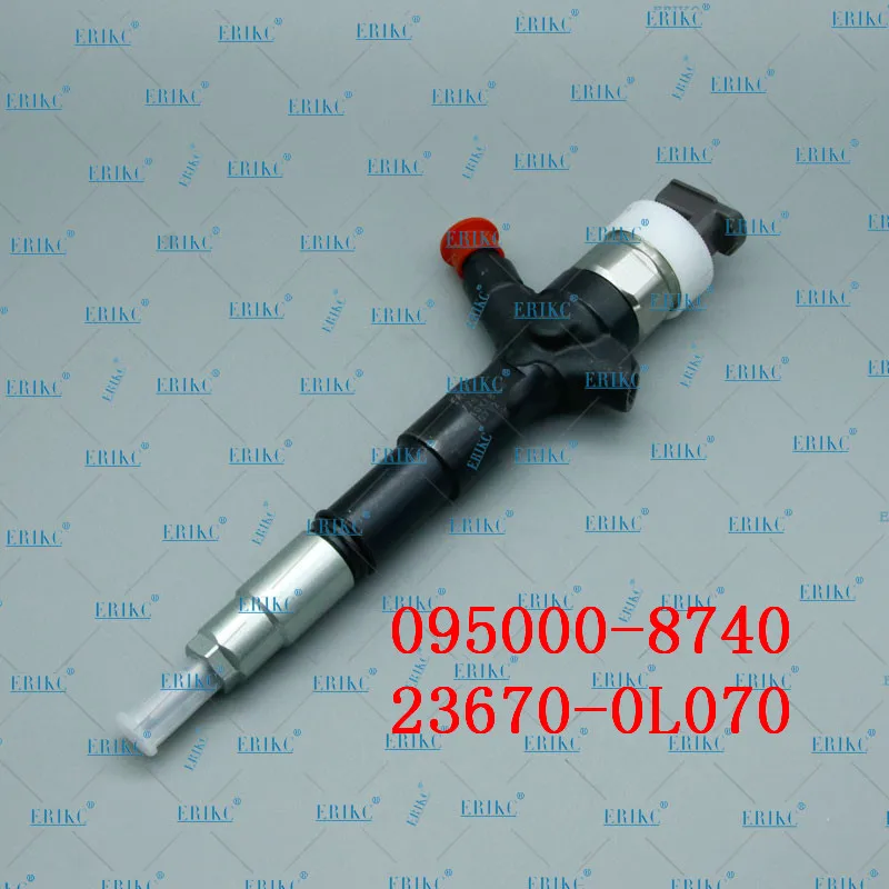 Erikc 0950008740 Common Rail Injector 8740 095000-8740 Auto Fuel Injection 23670-09060 for Denso Toyota Hiace 2.5 D 2kd-ftv
Erikc 0950008740 Common Rail Injector 8740 095000-8740 Auto Fuel Injection 23670-09060 for Denso Toyota Hiace 2.5 D 2kd-ftv