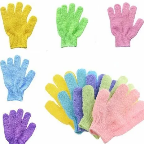1 шт., разноцветные двусторонние перчатки для чистки и отшелушивания 
1 шт., разноцветные двусторонние перчатки для чистки и отшелушивания