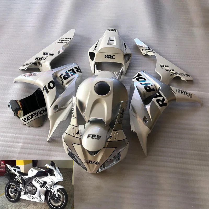 Injection cbr1000rr 2006-2007 repsol fairing kit for Honda cbr 1000 rr 2006 2007 white silver Fairings CBR1000RR 06 07 rfv15
Injection cbr1000rr 2006-2007 repsol fairing kit for Honda cbr 1000 rr 2006 2007 white silver Fairings CBR1000RR 06 07 rfv15