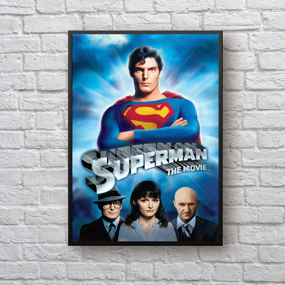 BANDAI Superman The Movie Classic Retro Film Print Poster Canvas Painting Art Picture Living Room Cuadros Home Decor
BANDAI Superman The Movie Classic Retro Film Print Poster Canvas Painting Art Picture Living Room Cuadros Home Decor
