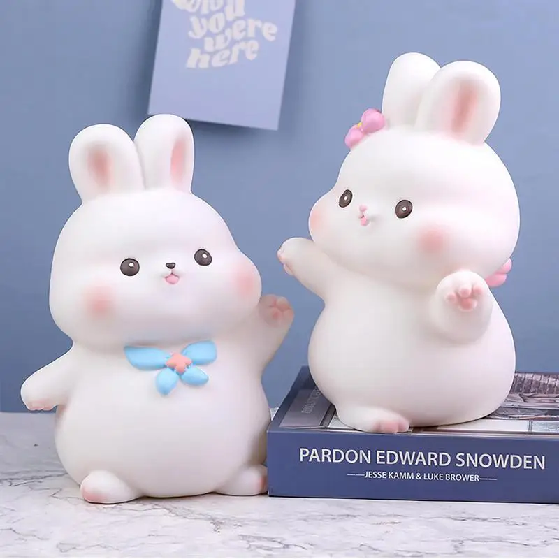 Kids Piggy Bank Cute Rabbit Ornament Coin Saving Box Easter Table Centerpiece Bunny Figurine Funny Birthday Toys Gifts
Kids Piggy Bank Cute Rabbit Ornament Coin Saving Box Easter Table Centerpiece Bunny Figurine Funny Birthday Toys Gifts