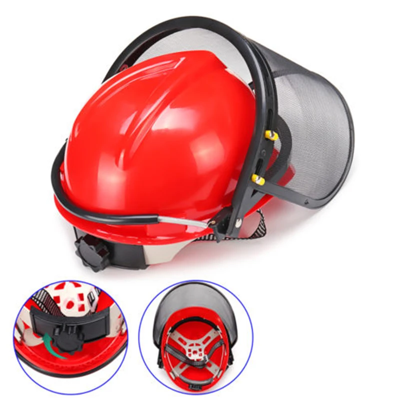 Outdoors Chainsaw Helmet Mesh For Lawn Mower Trimmer Mask Brushcutter Plastic+Mesh Flying Objects Red+Black Safety
Outdoors Chainsaw Helmet Mesh For Lawn Mower Trimmer Mask Brushcutter Plastic+Mesh Flying Objects Red+Black Safety