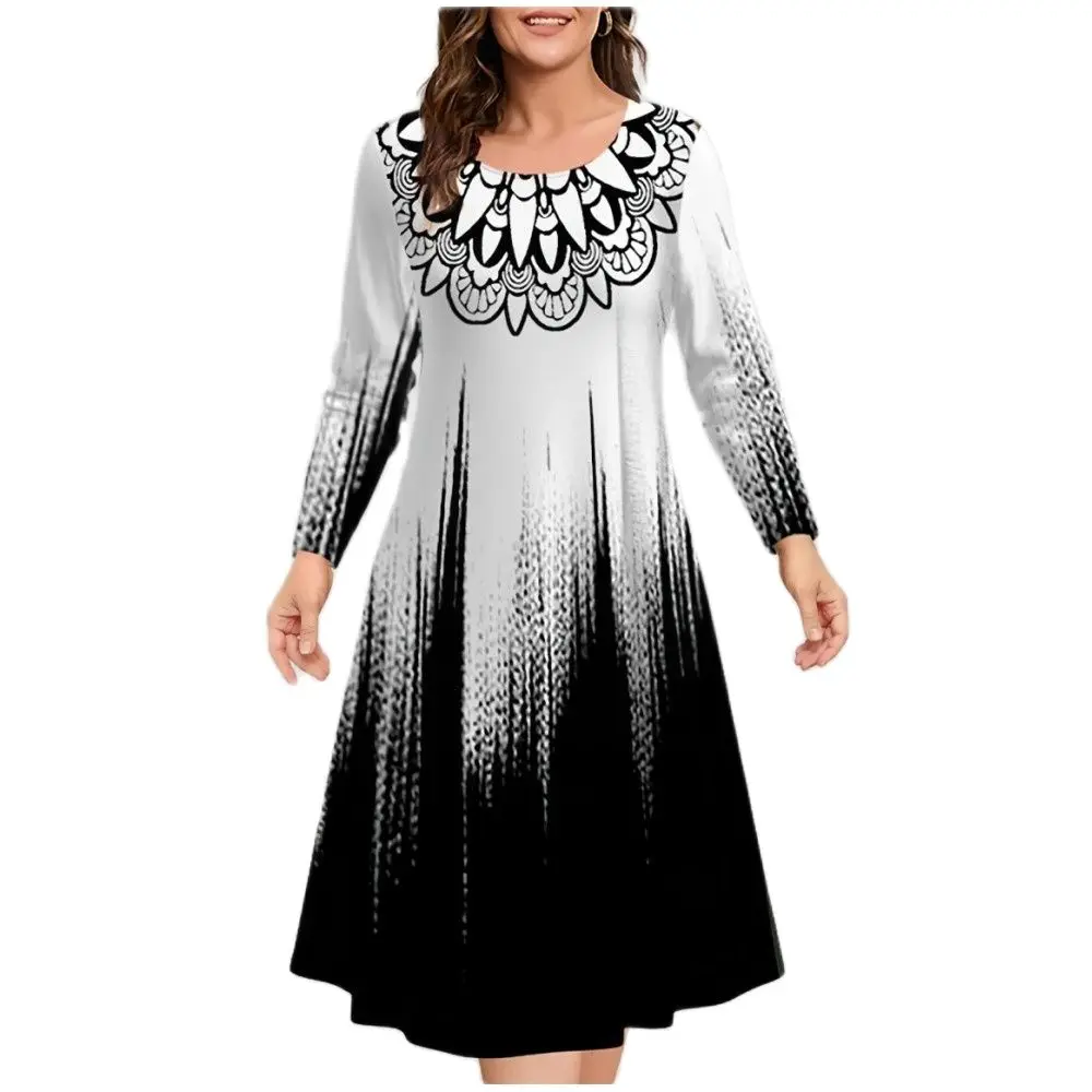 Fashion Women's Dress Harajuku Gradient Skirt O Neck Knee Dresses Oversized Party Long Sleeve Sweater 2023 New Girls' Clothing
Fashion Women's Dress Harajuku Gradient Skirt O Neck Knee Dresses Oversized Party Long Sleeve Sweater 2023 New Girls' Clothing