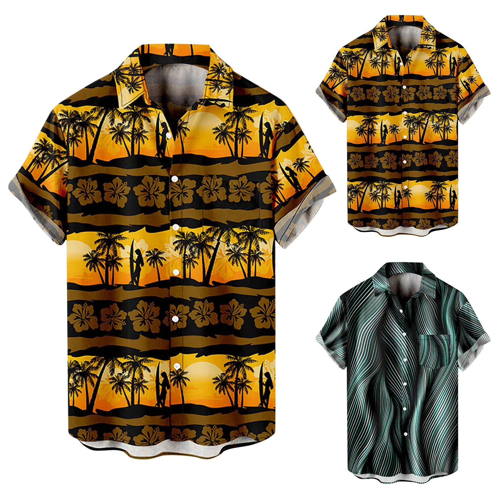 8 Pack Shirts Men Mens Fashion And Leisure 3D Digital Printing Buckle Lapel Mens Christmas Shirts Long Sleeve Retro Shirts Men
8 Pack Shirts Men Mens Fashion And Leisure 3D Digital Printing Buckle Lapel Mens Christmas Shirts Long Sleeve Retro Shirts Men