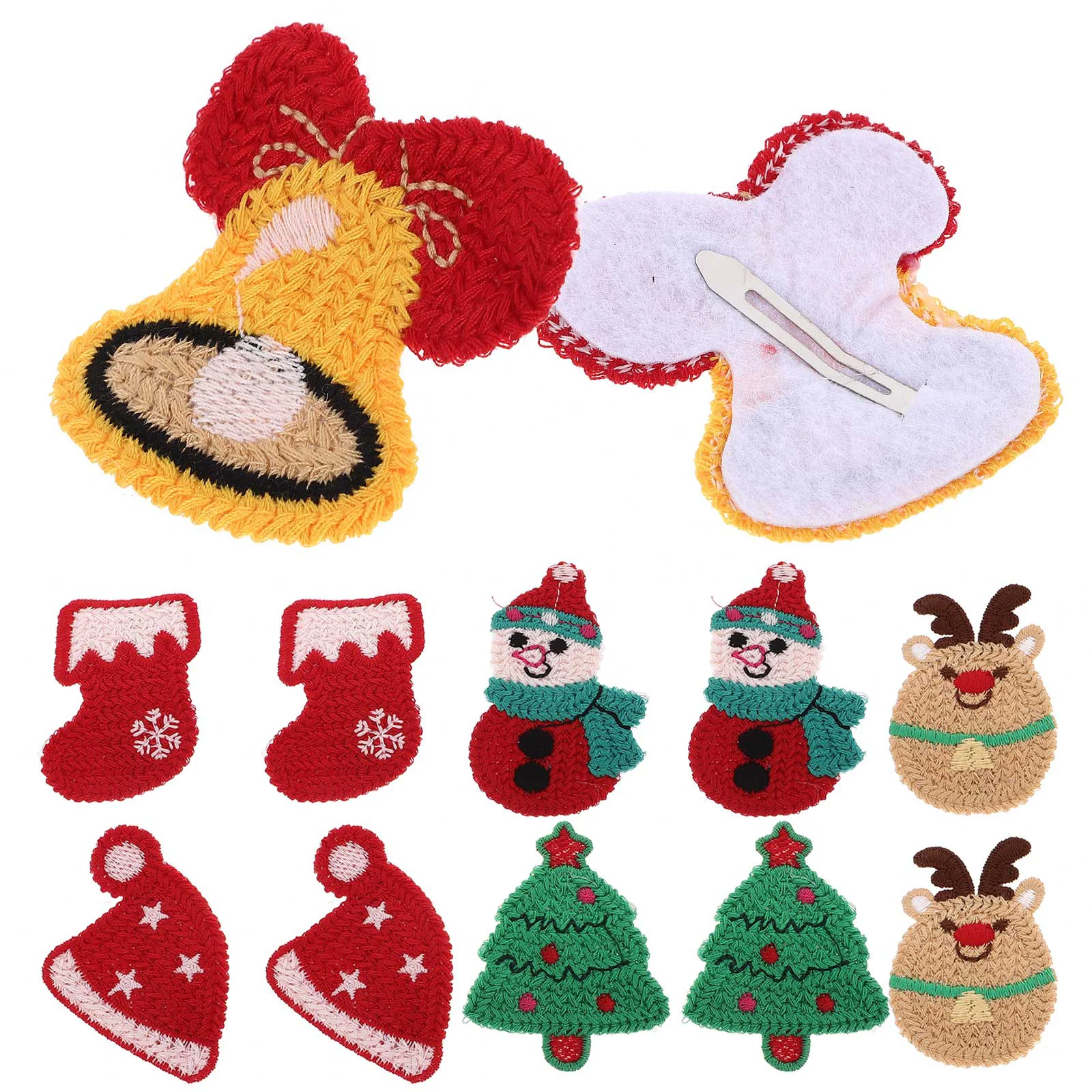 Christmas Hair Clips Xmas Knitted Little Girl Accessories Knitting Cute Decorative Stocking
Christmas Hair Clips Xmas Knitted Little Girl Accessories Knitting Cute Decorative Stocking