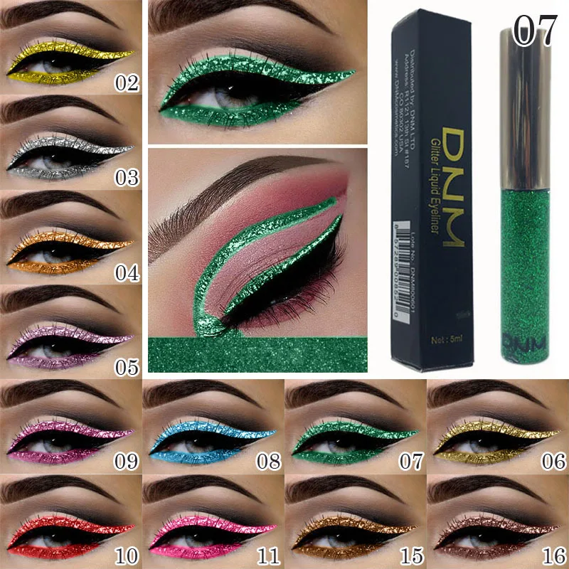 Shining Pearlescent Diamond Eyeliner Color Sequin Strobe Liquid Eyeliner Long-lasting Waterproof Shimmery Eyeliner 3D Eye Makeup
Shining Pearlescent Diamond Eyeliner Color Sequin Strobe Liquid Eyeliner Long-lasting Waterproof Shimmery Eyeliner 3D Eye Makeup