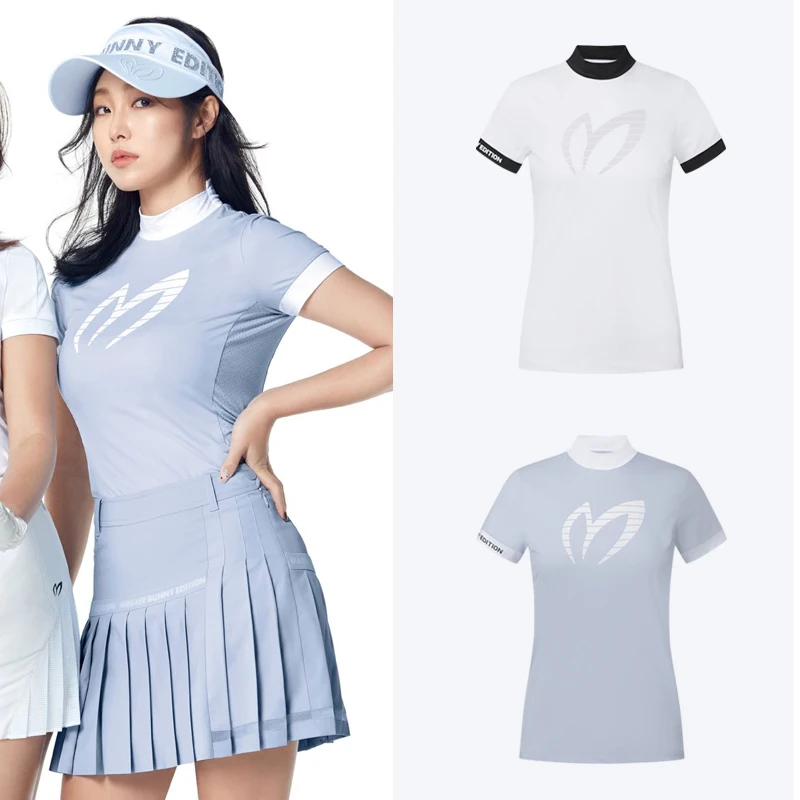 Golf Women's Quick Drying Sports T-shirt Summer New Golf, Tennis and Badminton Outdoor Blue and White Short Sleeves Shirt
Golf Women's Quick Drying Sports T-shirt Summer New Golf, Tennis and Badminton Outdoor Blue and White Short Sleeves Shirt