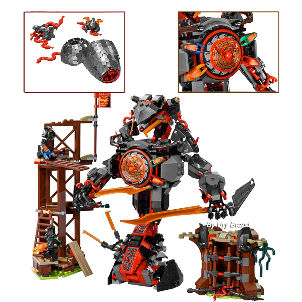 Compatible 70626 Dawn of Iron Doom Mech Set Mini Figures Lloyd Master Wu JAY DIY Building Blocks Toys for Children Boys Gifts
Compatible 70626 Dawn of Iron Doom Mech Set Mini Figures Lloyd Master Wu JAY DIY Building Blocks Toys for Children Boys Gifts