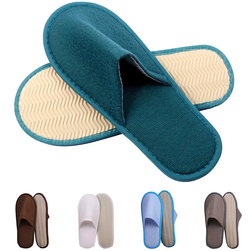 

Home Slippers Non-slip Flip Flop Soild Color Shoes Four Seasons Loafer Wedding Shoes Guest Slippers Hotel Slippers High Quailty