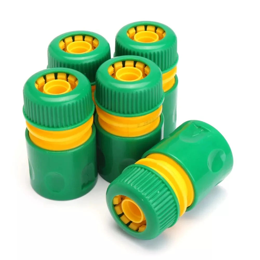 5pcs 1/2inch Garden Hose Tap Water Tap Quick Connector Pipe Connect Adapter Coupling Joint Adapter Extender Set For Hose
5pcs 1/2inch Garden Hose Tap Water Tap Quick Connector Pipe Connect Adapter Coupling Joint Adapter Extender Set For Hose