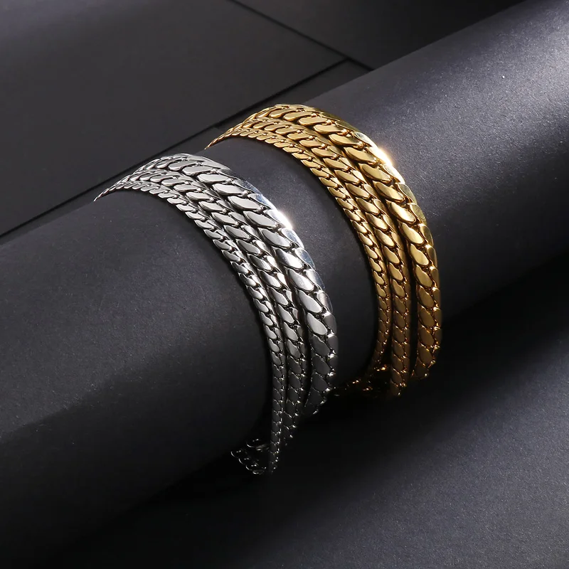 2023 New Snakeskin Stainless Steel Bangle Bracelet Punk Gold Silver Color Party Bracelets For Men Charm Gift Jewelry Wholesale
2023 New Snakeskin Stainless Steel Bangle Bracelet Punk Gold Silver Color Party Bracelets For Men Charm Gift Jewelry Wholesale