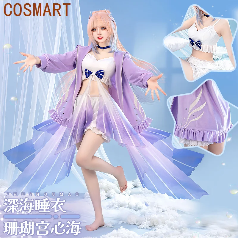COSMART Genshin Impact Sangonomiya Kokomi Ночная одежда, игровой костюм, Великолепная Женская одежда для Хэллоуина
COSMART Genshin Impact Sangonomiya Kokomi Ночная одежда, игровой костюм, Великолепная Женская одежда для Хэллоуина