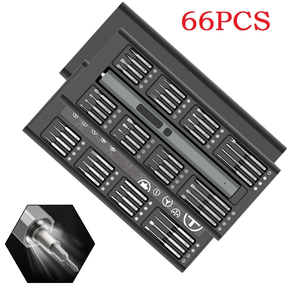 66 In 1 Electric Screwdriver Bit Set Precision Magnetic Screw Driver Bits USB Rechargeable Torque Tool For Phone Repair
66 In 1 Electric Screwdriver Bit Set Precision Magnetic Screw Driver Bits USB Rechargeable Torque Tool For Phone Repair