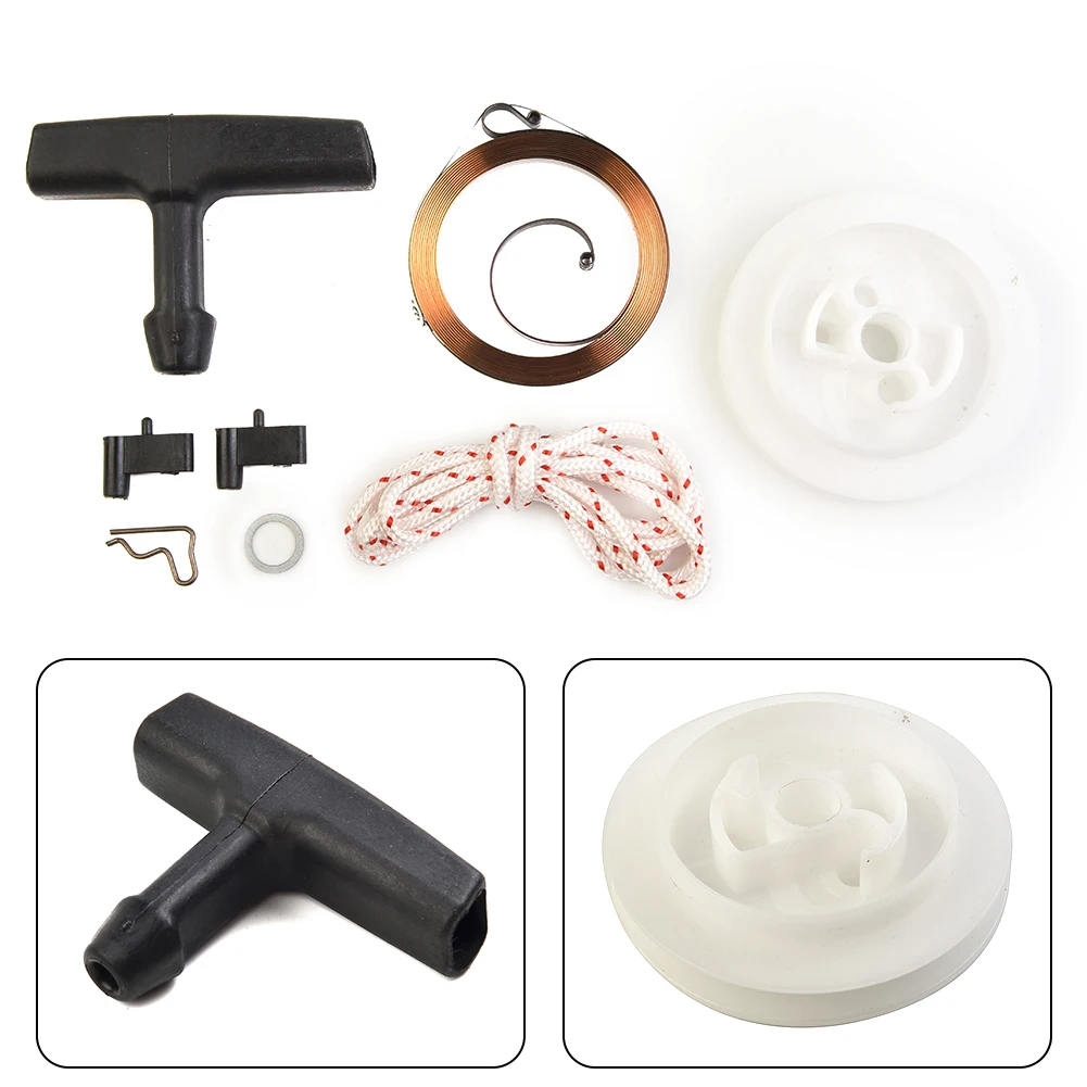 1pc Recoil Rewind Starter Handle Rope Pulley Spring Kit 11281950400 11291900601 For STIHL 034 036 044 046 Chainsaw Tools Part
1pc Recoil Rewind Starter Handle Rope Pulley Spring Kit 11281950400 11291900601 For STIHL 034 036 044 046 Chainsaw Tools Part
