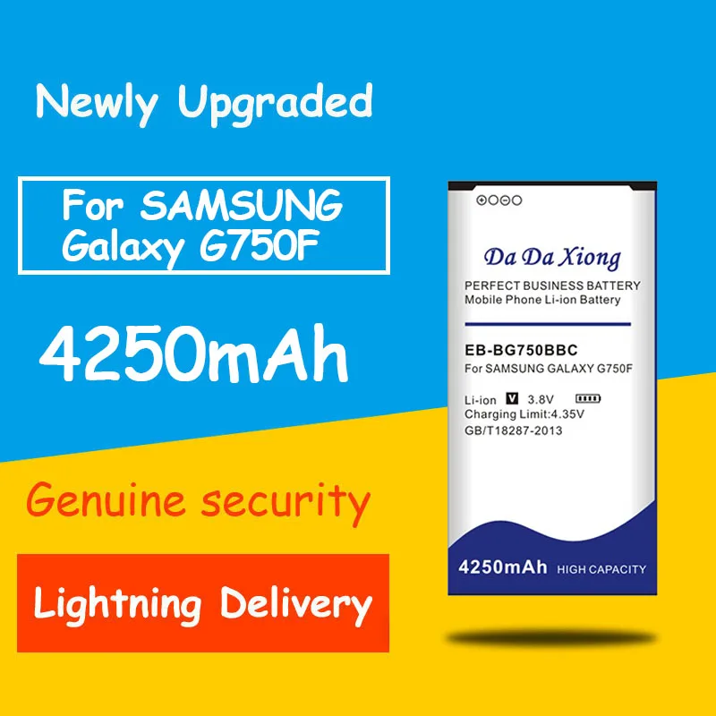 Free Shipping 4250mAh EB-BG750BBC Battery For Samsung GALAXY Mega 2 G7508Q G750F G7508 G750 G750A Replacement Bateria
Free Shipping 4250mAh EB-BG750BBC Battery For Samsung GALAXY Mega 2 G7508Q G750F G7508 G750 G750A Replacement Bateria
