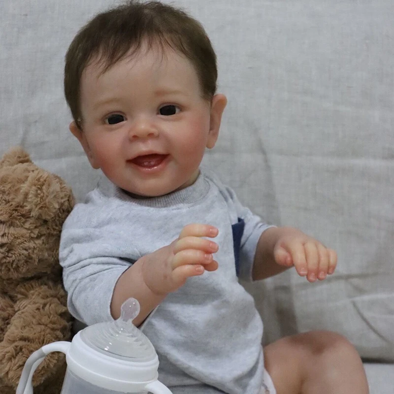 24inch Lifelike Reborn Baby Doll 60cm 1/3 Simulation Girl Silicone Reborn Toys Cotton Body Play House Toy Children Birthday Gift
24inch Lifelike Reborn Baby Doll 60cm 1/3 Simulation Girl Silicone Reborn Toys Cotton Body Play House Toy Children Birthday Gift
