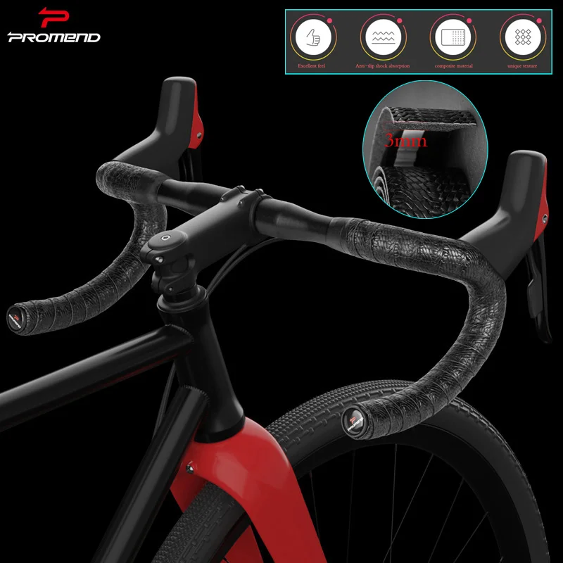 Лента на руль велосипеда Promend, нескользящая, из экокожи, Эва, дышащая, для езды на велосипеде и шоссейных велосипедах
Лента на руль велосипеда Promend, нескользящая, из экокожи, Эва, дышащая, для езды на велосипеде и шоссейных велосипедах