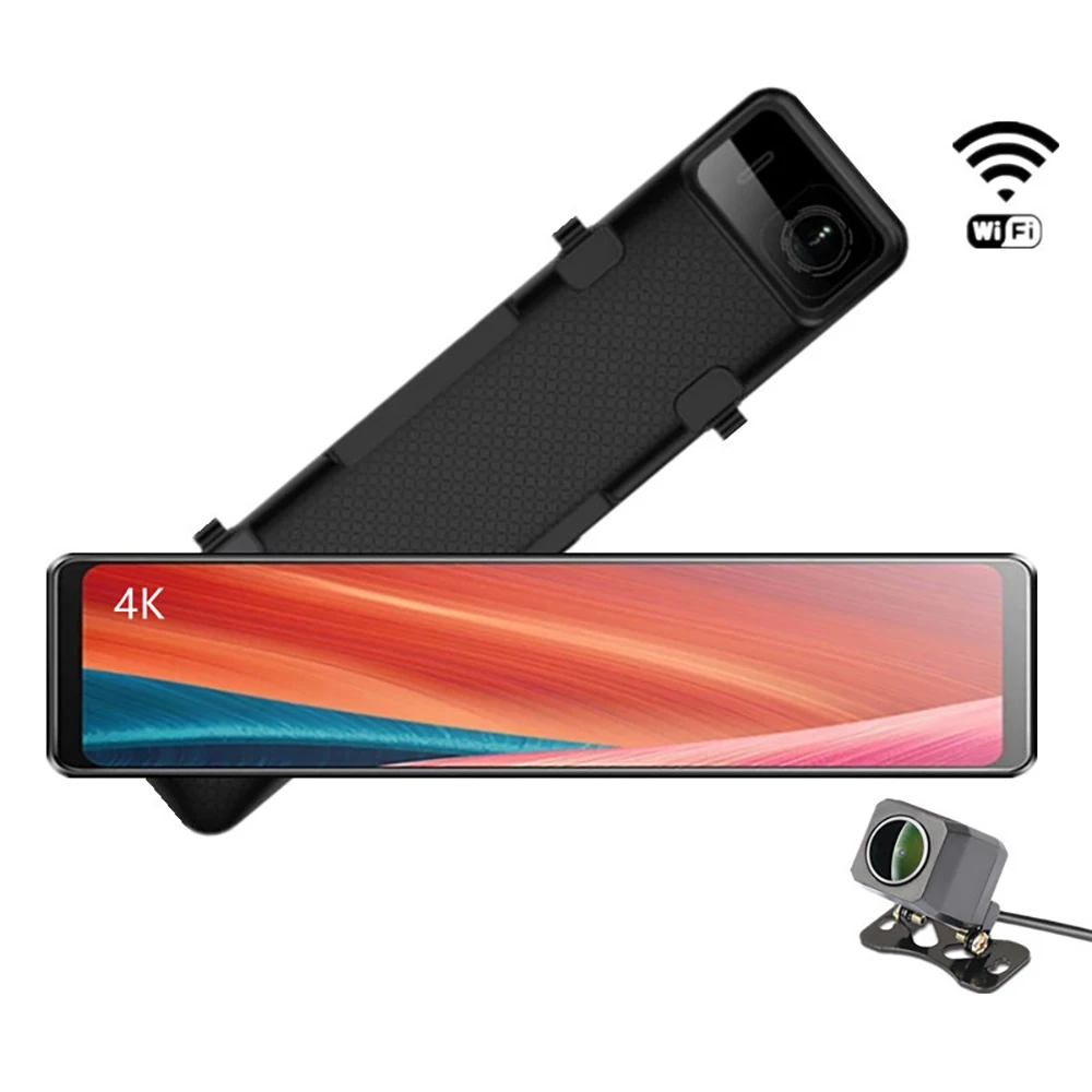 Car DVR WiFi Dash Cam 4K Ultra-HD 12" Mirror Rear View Vehicle Video Recorder GPS Tracker Parking Monitor Night Vision G-sensor
Car DVR WiFi Dash Cam 4K Ultra-HD 12" Mirror Rear View Vehicle Video Recorder GPS Tracker Parking Monitor Night Vision G-sensor