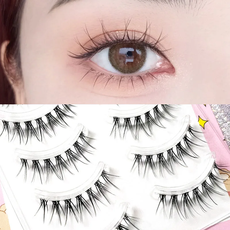 Thai Little Devil False Eyelash Transparent Stem Sharpening 5 Pairs Of Natural Eyelash Extension Makeup Tool
Thai Little Devil False Eyelash Transparent Stem Sharpening 5 Pairs Of Natural Eyelash Extension Makeup Tool