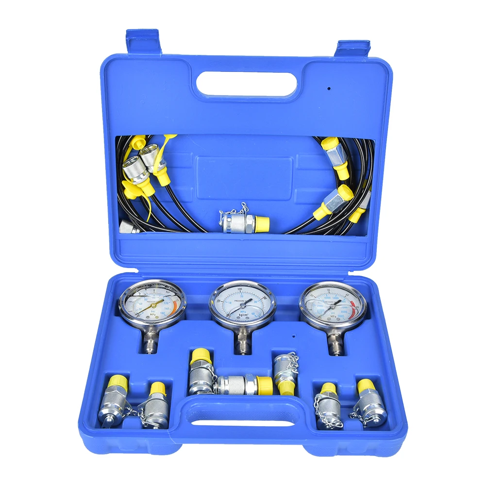 Hydraulic Pressure Test Tester Kit Hydraulic Equipment Pressure Testing Tool for Oil Hydraulic Pressure Test Kit
Hydraulic Pressure Test Tester Kit Hydraulic Equipment Pressure Testing Tool for Oil Hydraulic Pressure Test Kit