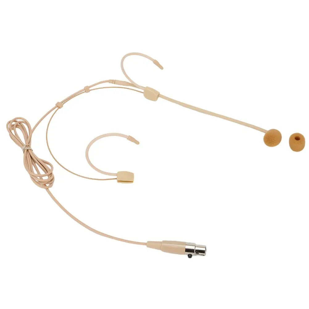 Unidirectional XLR 4-PIN Headworn Headset Microphone With Cover For Shure E Plug Connector Wireless Beige Earhook
Unidirectional XLR 4-PIN Headworn Headset Microphone With Cover For Shure E Plug Connector Wireless Beige Earhook