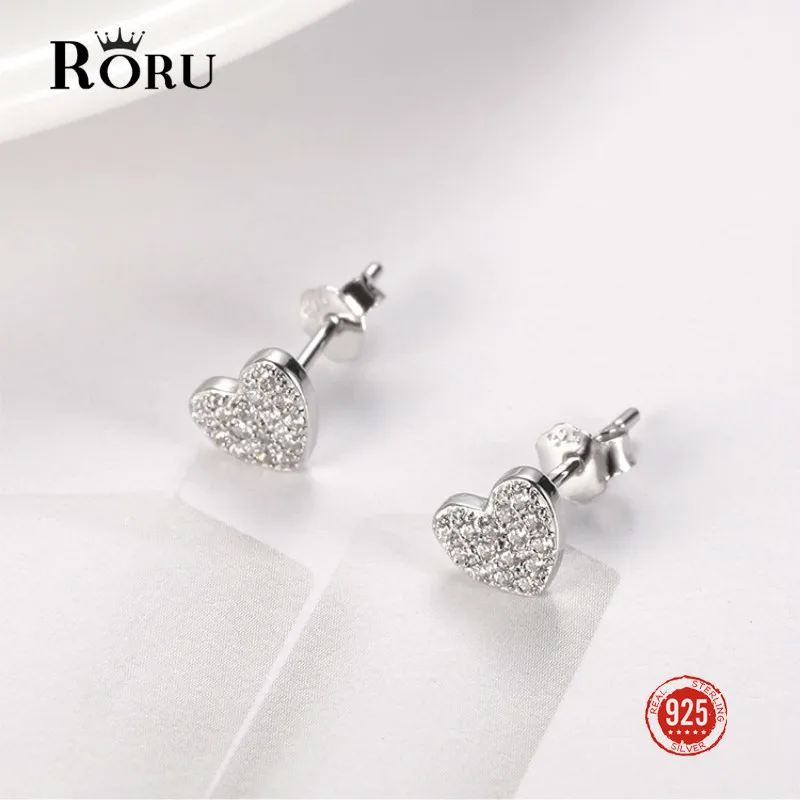 Real 925 Sterling Silver Stud Earrings with Cubic Zirconia Heart for Women Girls Fashion Jewelry Cute Shiny Small Earrings Gifts
Real 925 Sterling Silver Stud Earrings with Cubic Zirconia Heart for Women Girls Fashion Jewelry Cute Shiny Small Earrings Gifts