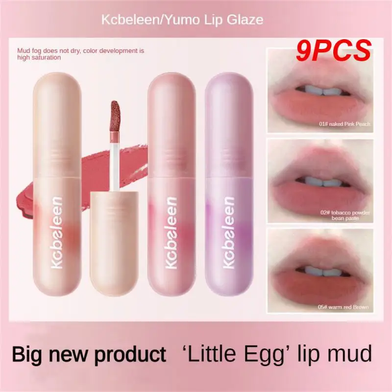 9 шт., водостойкая матовая губная помада, 6 цветов
9 шт., водостойкая матовая губная помада, 6 цветов