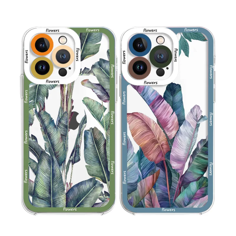 Tree Leaves Plant Flowers Clear Phone Case For iphone 11 X XR XS 12 13 14 Pro Max 7 8 Plus SE2 Tropical Plana Plant Back Cover
Tree Leaves Plant Flowers Clear Phone Case For iphone 11 X XR XS 12 13 14 Pro Max 7 8 Plus SE2 Tropical Plana Plant Back Cover