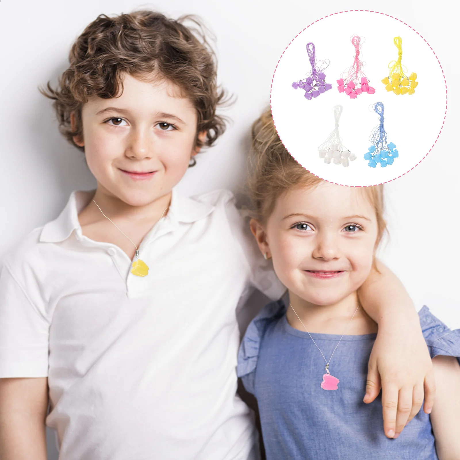 50 Pcs Kids Necklace Tooth Box Baby Keepsake Organizer Storage Case Curly White Plastic 
50 Pcs Kids Necklace Tooth Box Baby Keepsake Organizer Storage Case Curly White Plastic