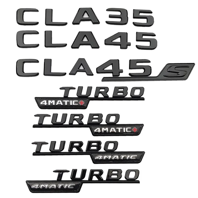 3d ABS Black Car Rear Trunk Badge Sticker Fender Logo CLA35 CLA45 S Turbo 4matic For Mercedes AMG W117 C117 C118 Accessories
3d ABS Black Car Rear Trunk Badge Sticker Fender Logo CLA35 CLA45 S Turbo 4matic For Mercedes AMG W117 C117 C118 Accessories